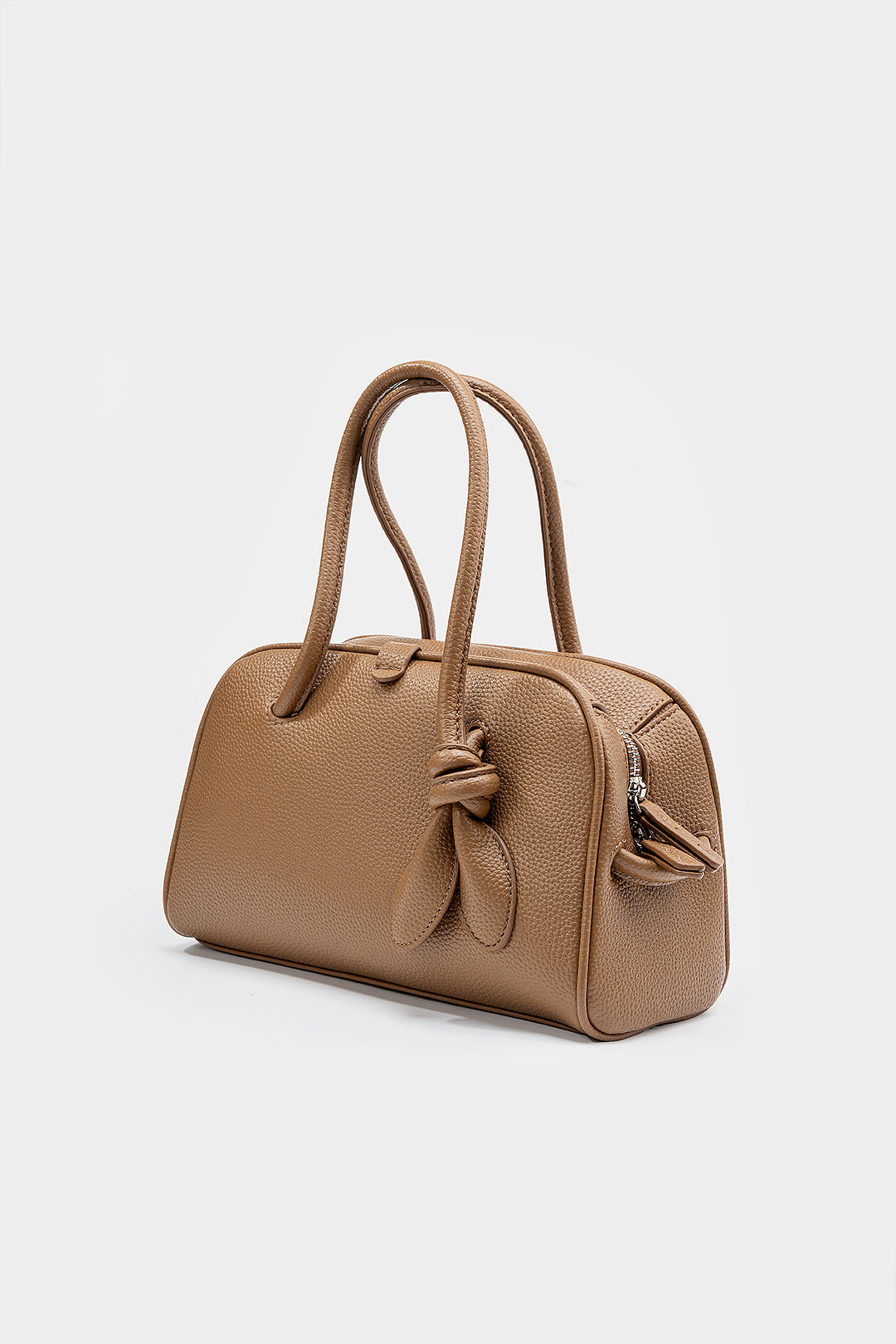 Borsa patchwork con un aspetto liscio