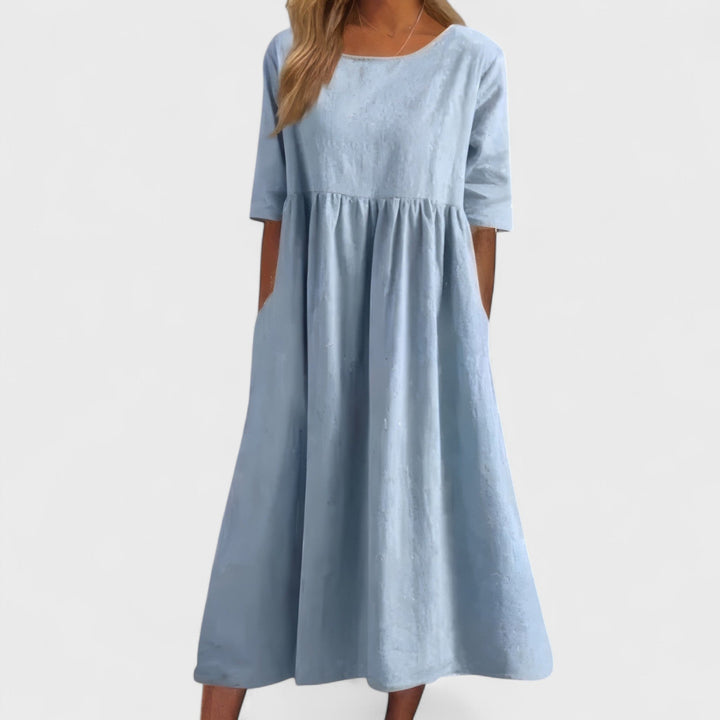 Mina | Abito lungo in cotone