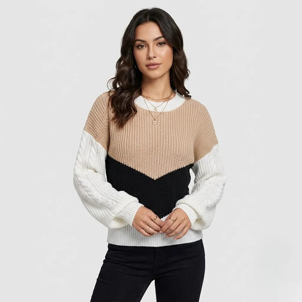 Maglione morbido a maglia con taglio rilassato per un&