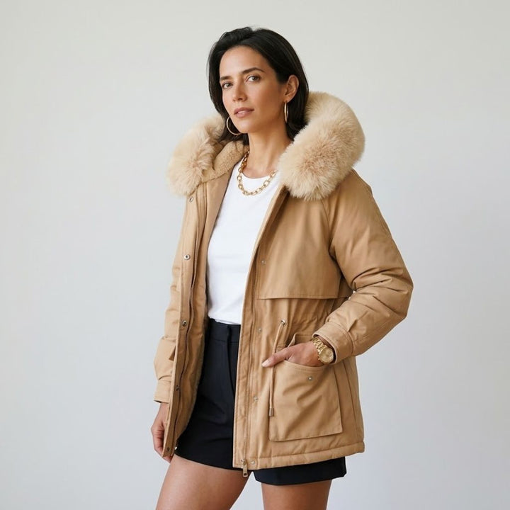 Parka strutturata con cappuccio