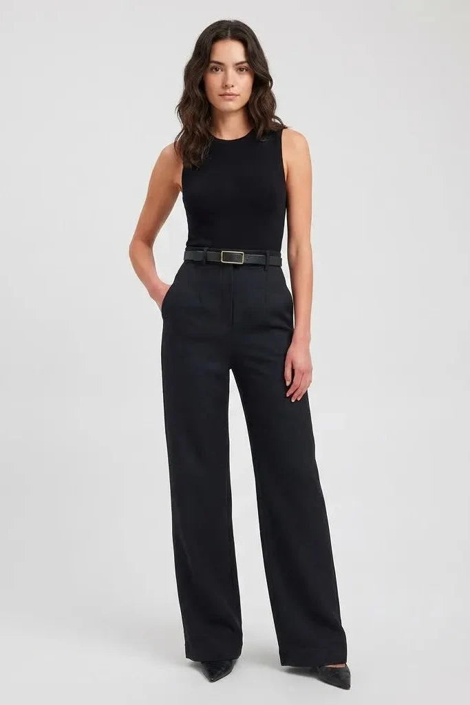 Dorota | Pantaloni eleganti con vita alta