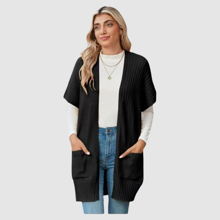 Simona | Cardigan intrecciato leggero