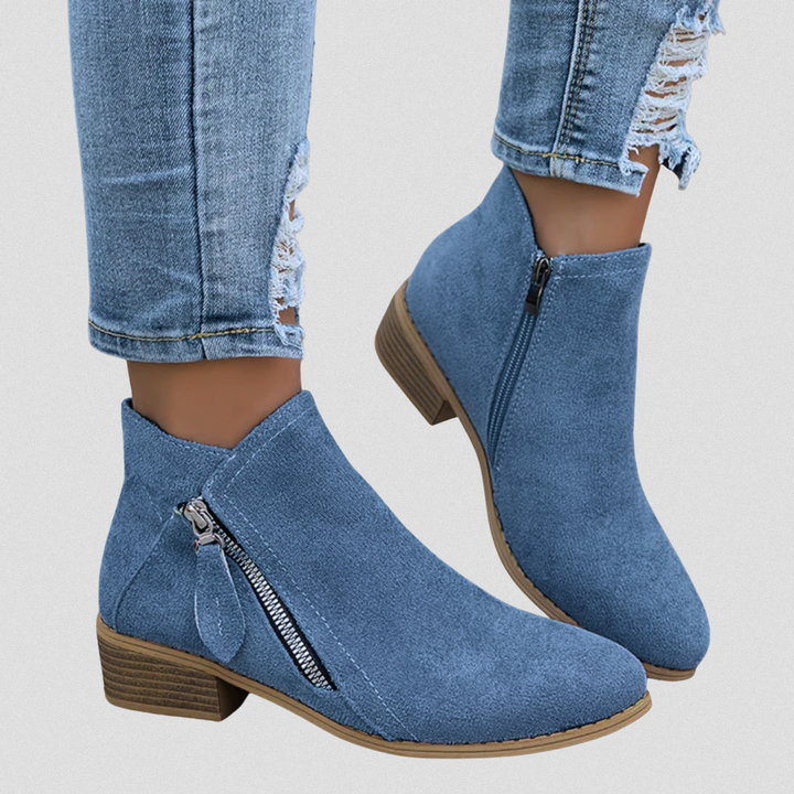 Stivaletti casual con zip