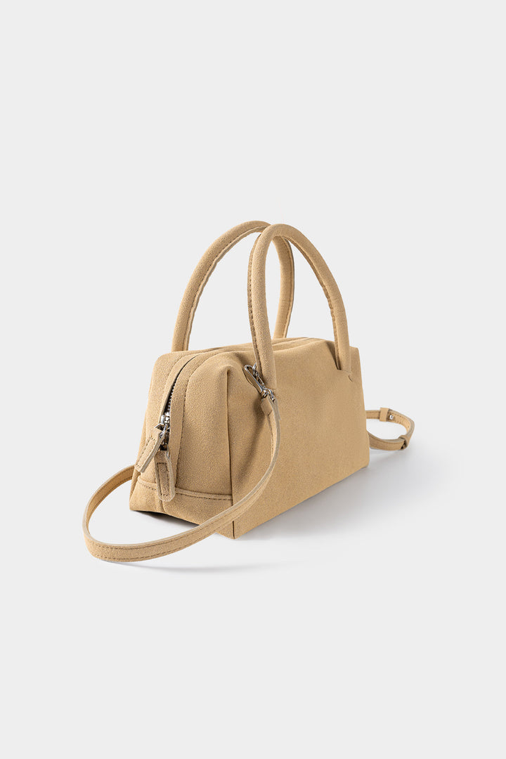 Borsa a tracolla con chiusura a zip