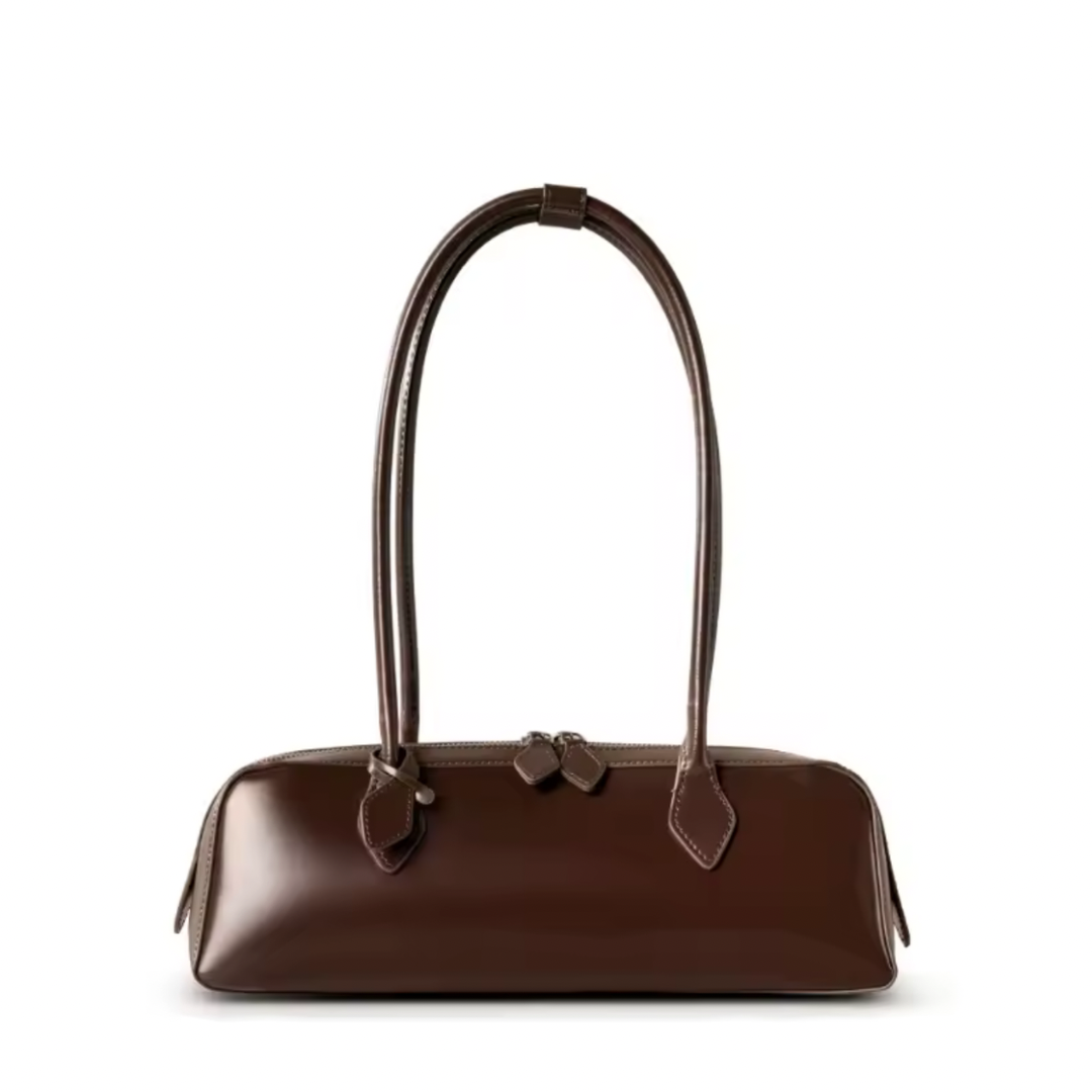 Borsa con aspetto liscio Signature