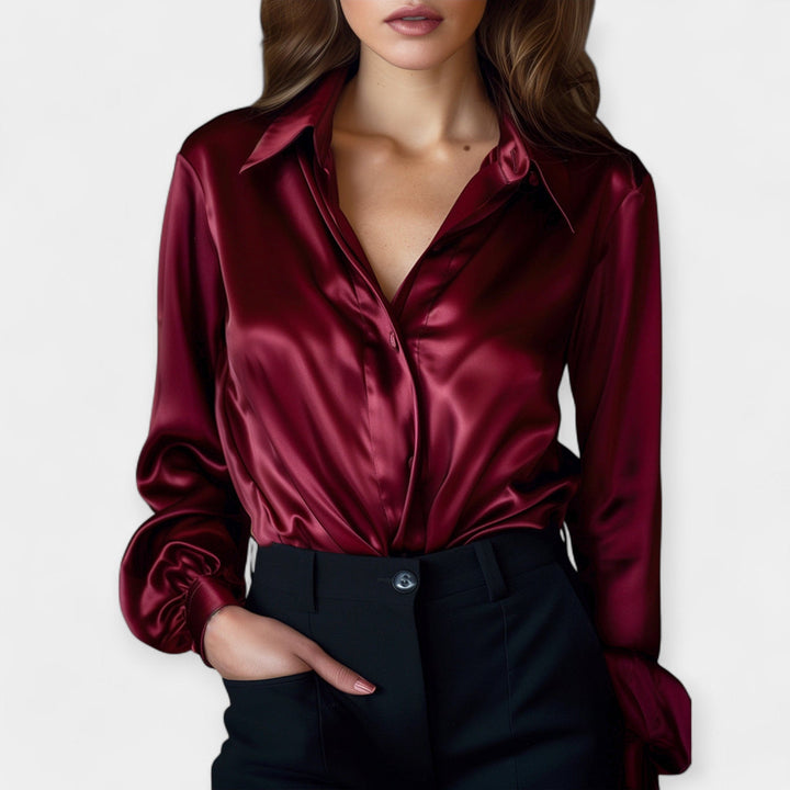 Viktorie | Blusa satinata