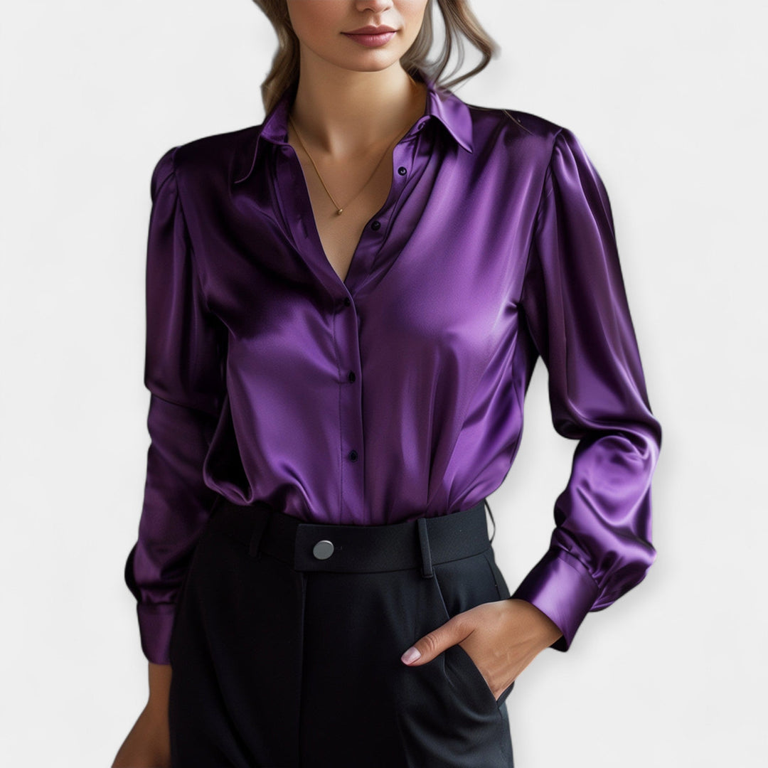 Viktorie | Blusa satinata