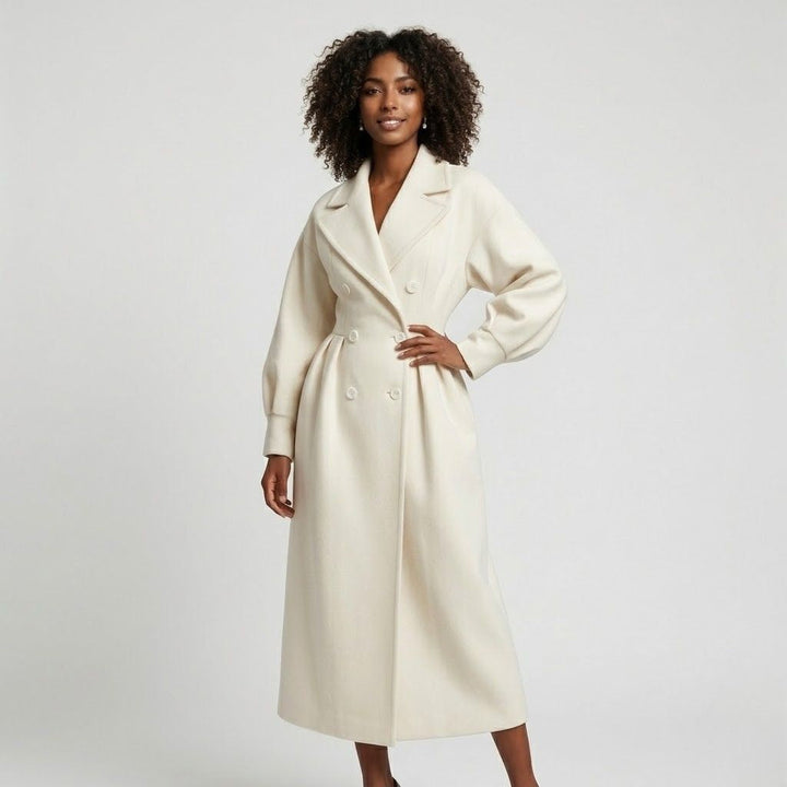 Cappotto lungo strutturato con cintura