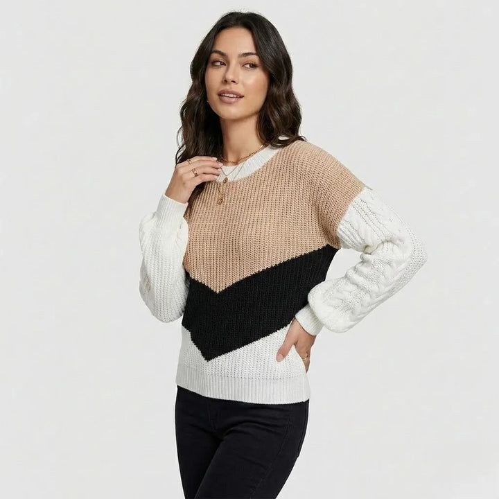 Maglione morbido a maglia con taglio rilassato per un&