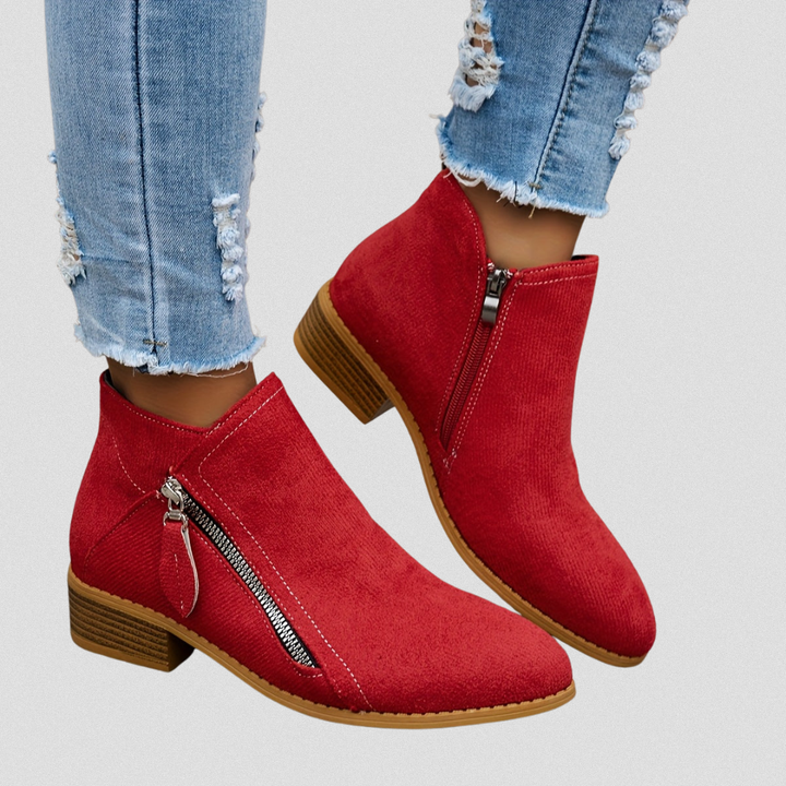 Stivaletti casual con zip