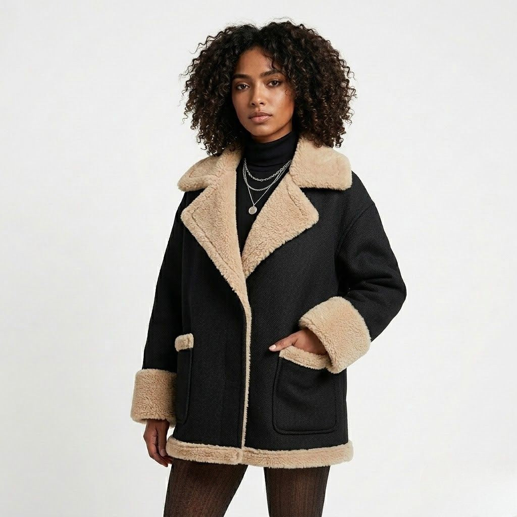 Cappotto strutturato con ampio colletto