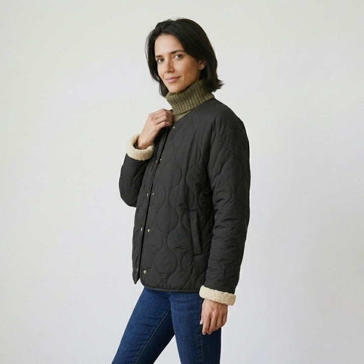 Giacca oversize trapuntata per l&