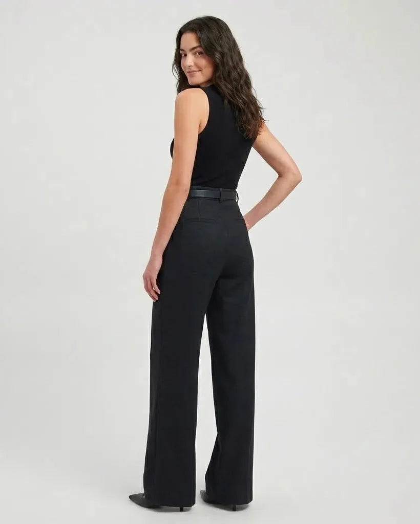 Dorota | Pantaloni eleganti con vita alta