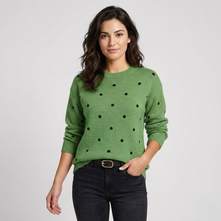 Maglione lavorato a maglia con motivo delicato