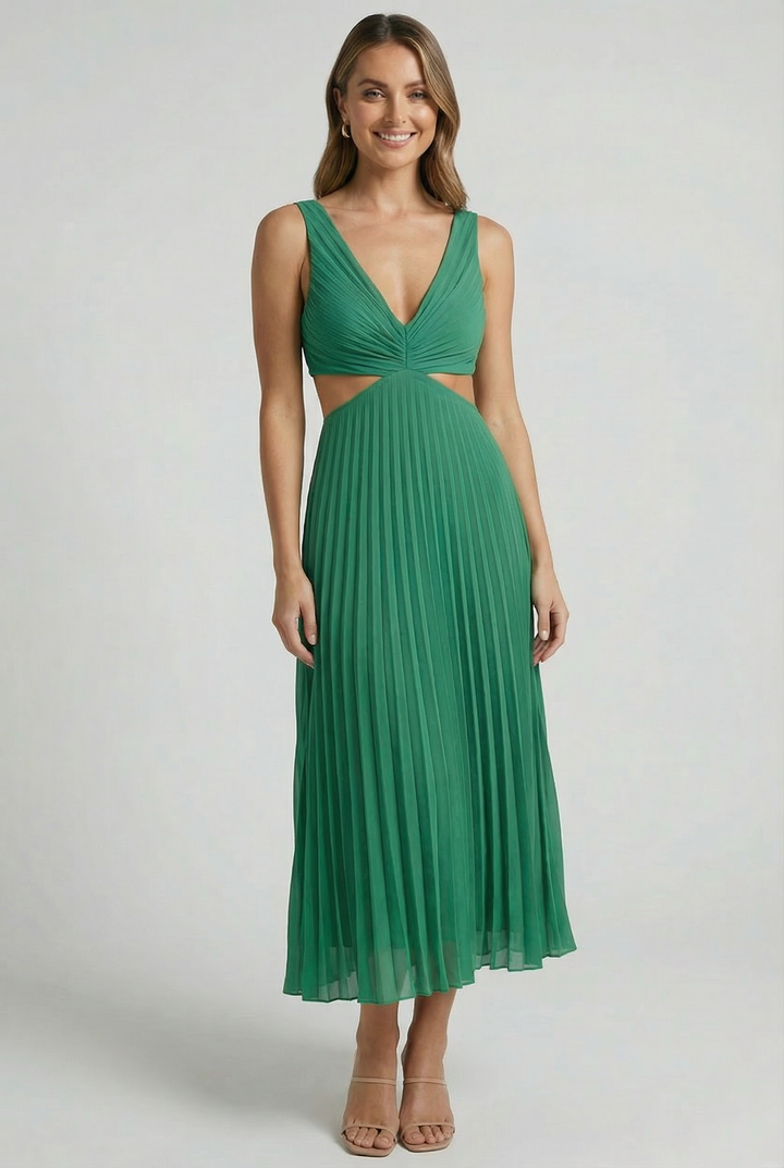 Karina | Eleganti abiti maxi plissettati