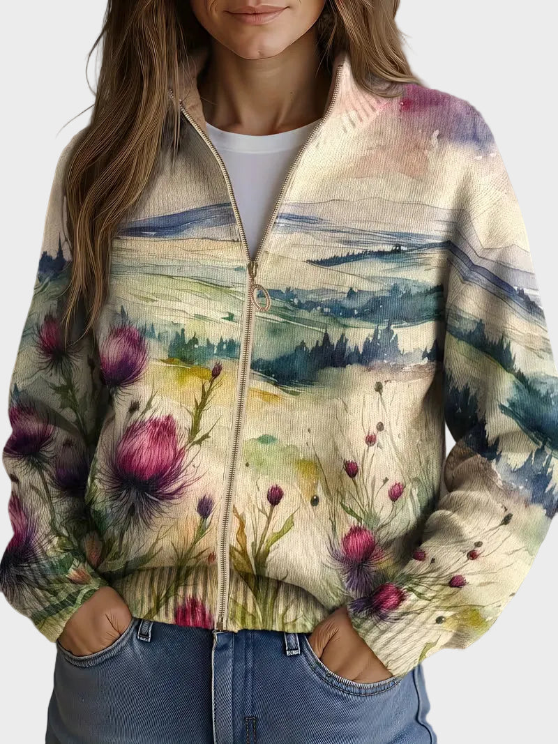 Zelda | Cardigan floreale