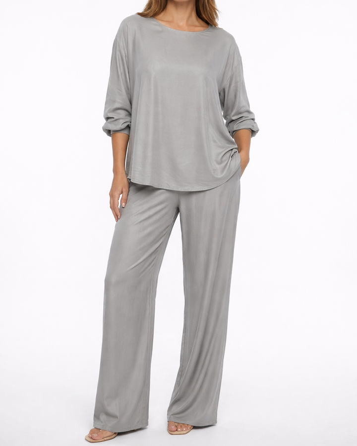 Kveta | Completo leggero con pantaloni larghi