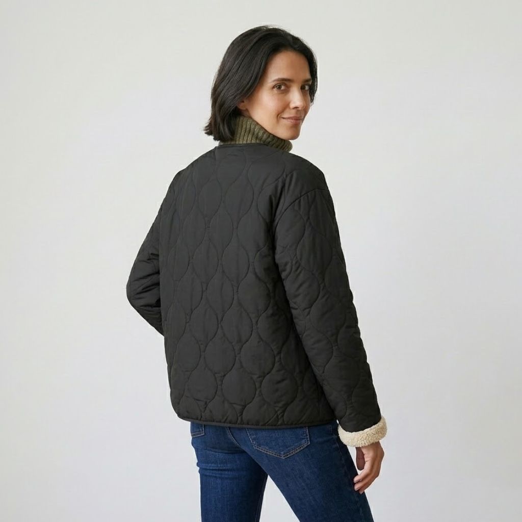 Giacca oversize trapuntata per l&