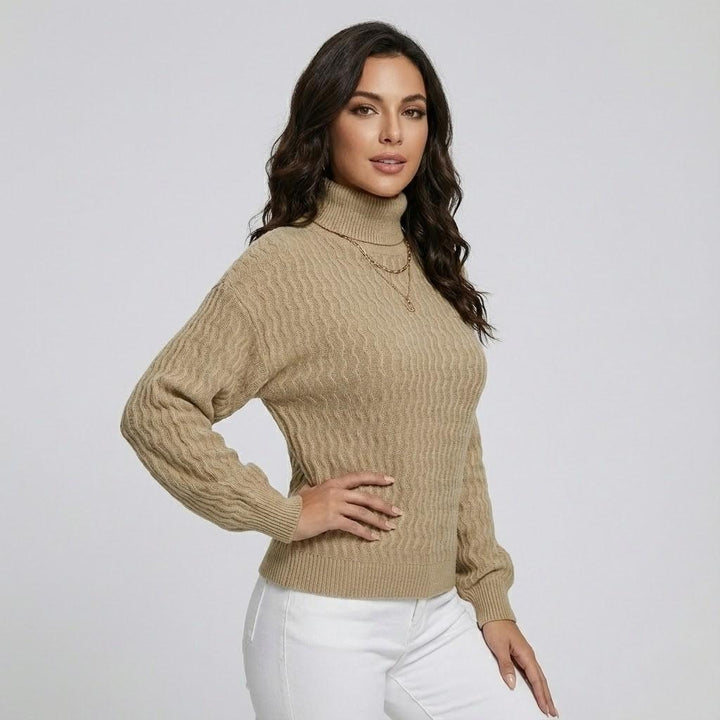 Maglione in misto lana con taglio dritto
