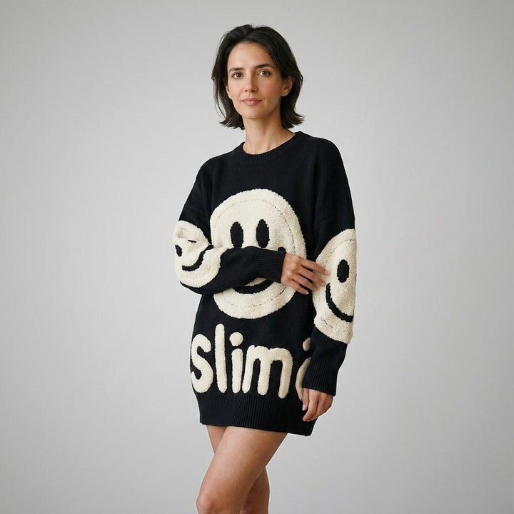 Felpa oversize con stampa grafica