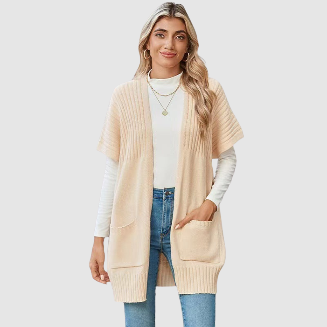 Simona | Cardigan intrecciato leggero