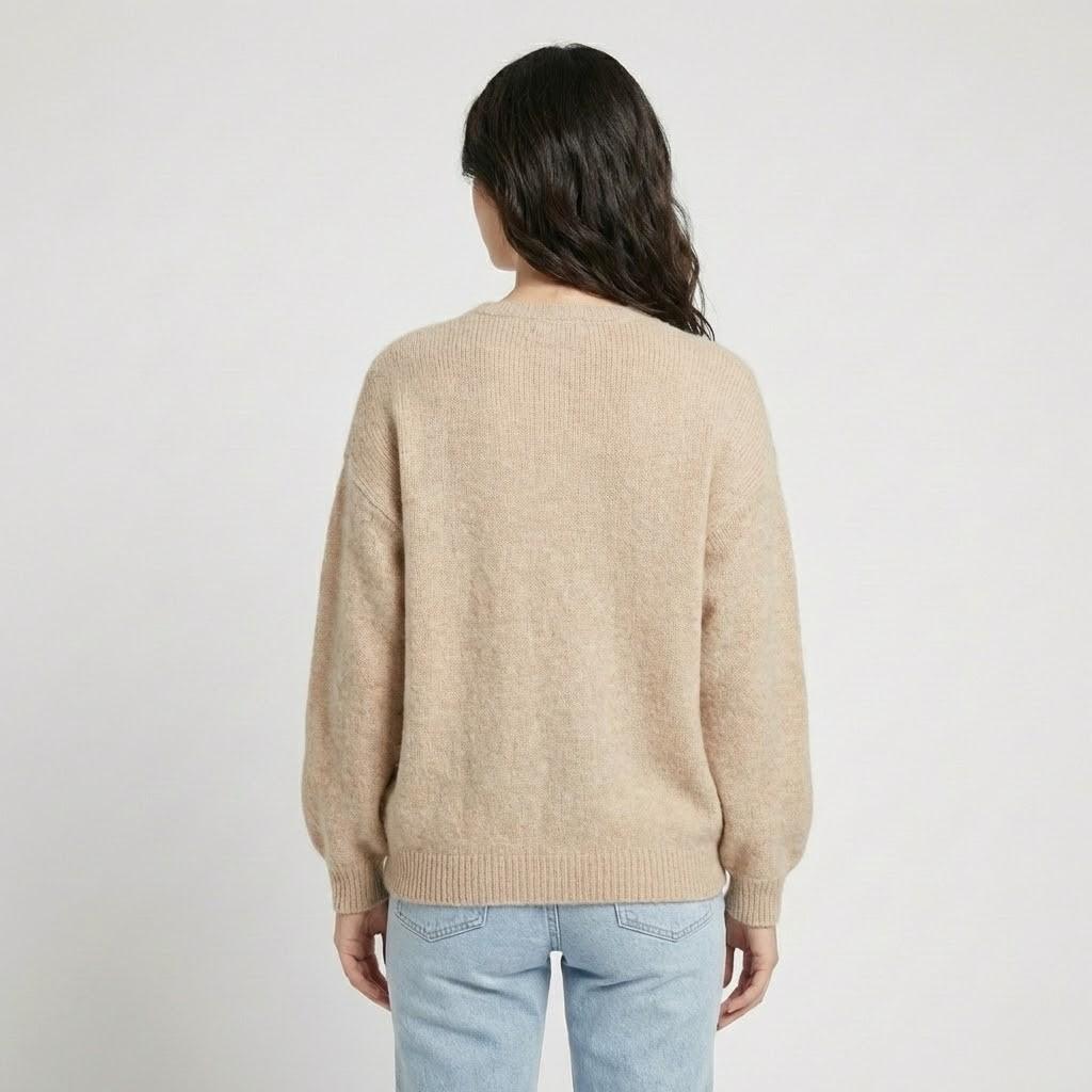 Cardigan oversize morbido in maglia