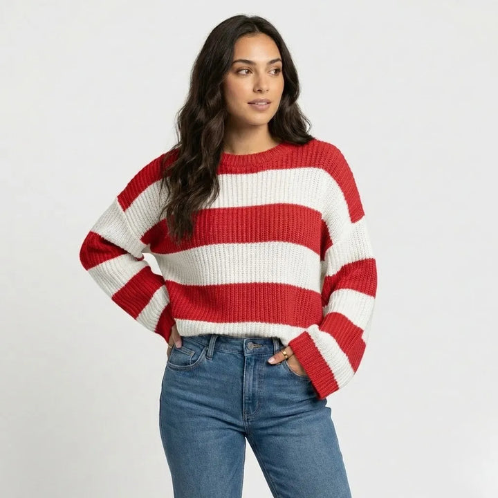 Maglione a coste di taglio morbido