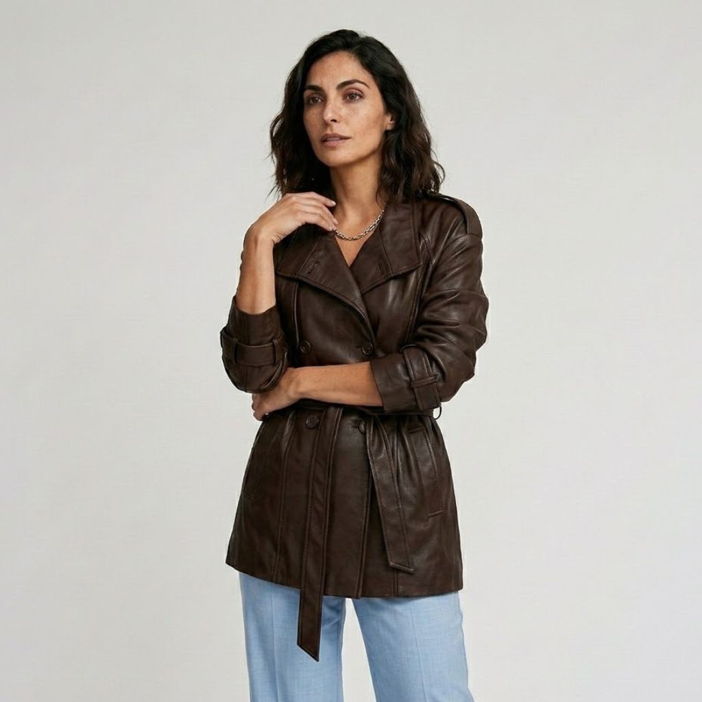 Cappotto strutturato con cintura regolabile