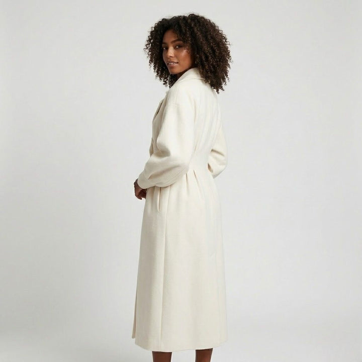 Cappotto lungo strutturato con cintura