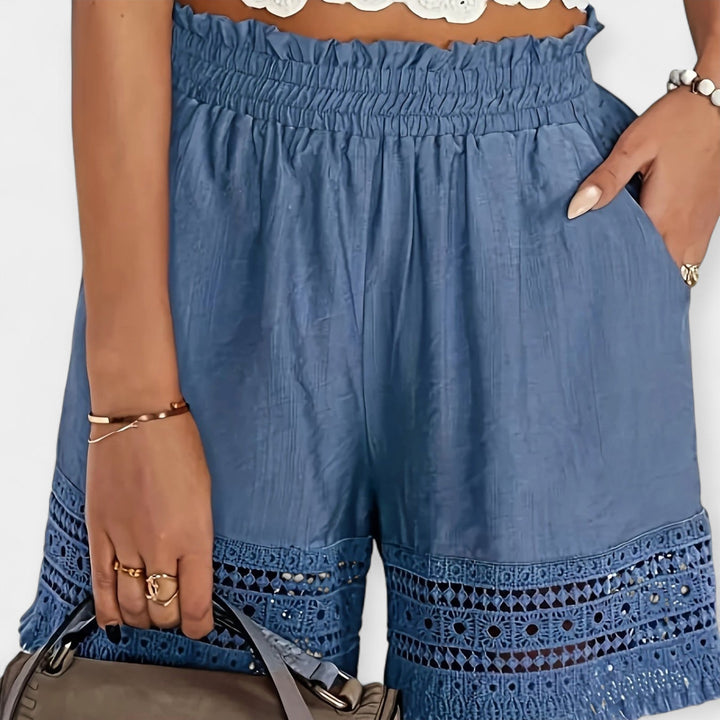Nikol | Pantaloni corti in pizzo