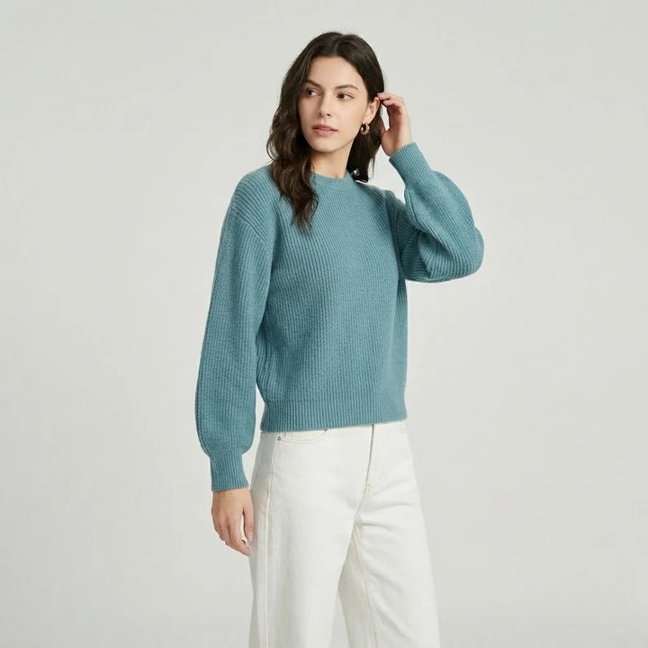Maglione minimalista morbido in maglia