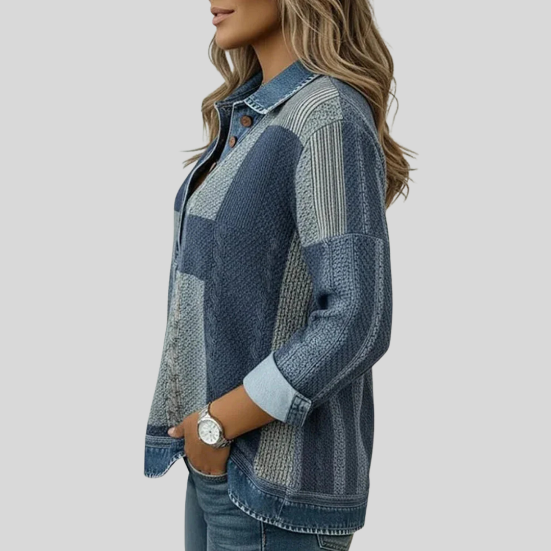 Sientje | Felpa patchwork nei