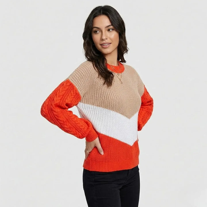 Maglione morbido a maglia con taglio rilassato per un&