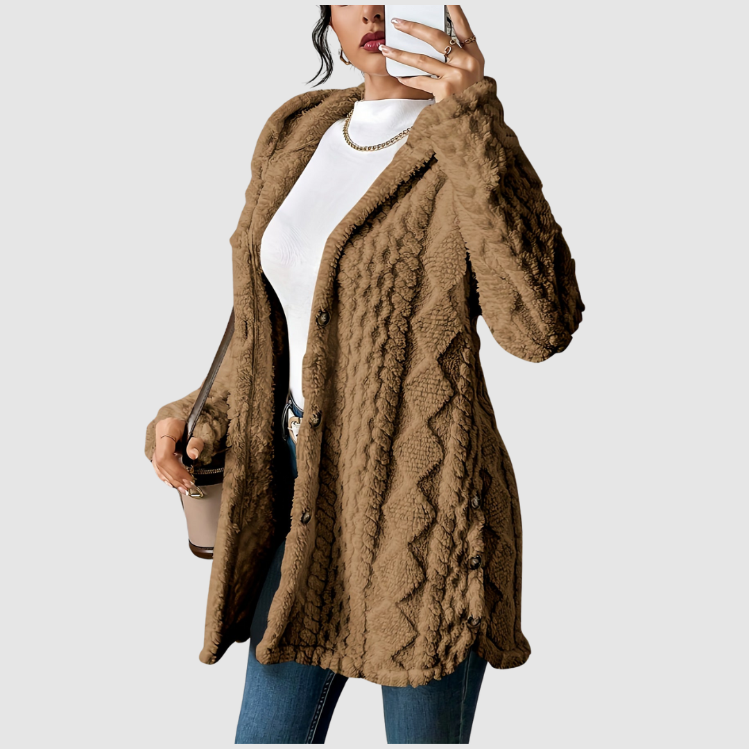 Elena | Cardigan in peluche