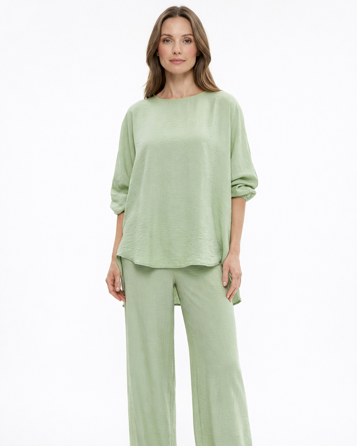 Kveta | Completo leggero con pantaloni larghi