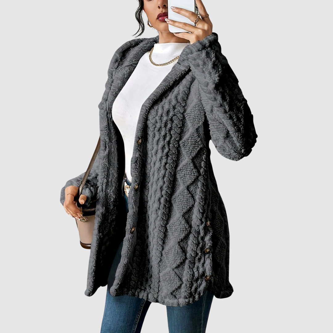 Elena | Cardigan in peluche