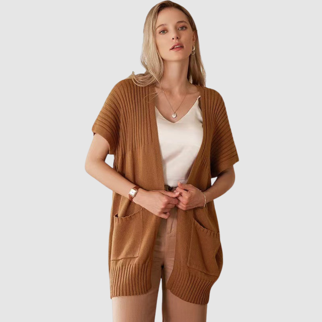 Simona | Cardigan intrecciato leggero