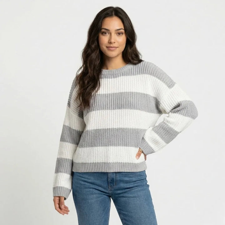 Maglione a coste di taglio morbido
