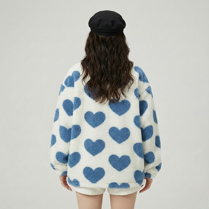 Giacca trapuntata in misto cotone con taglio oversize e doppio lato
