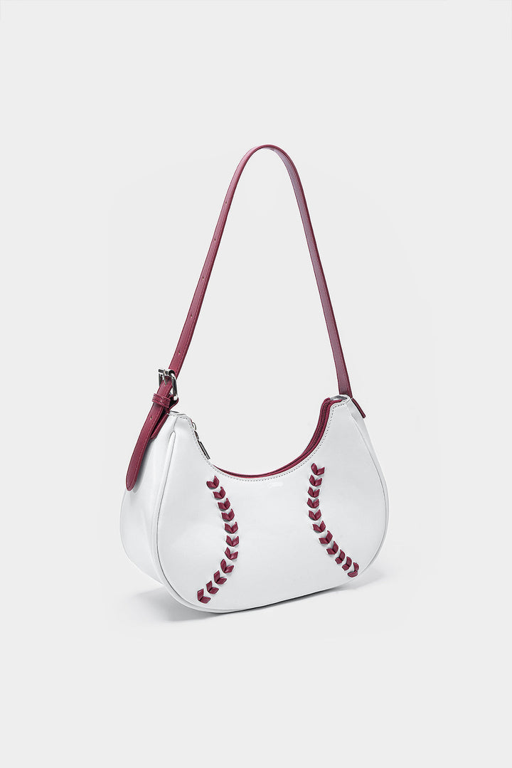 Borsa con design a contrasto