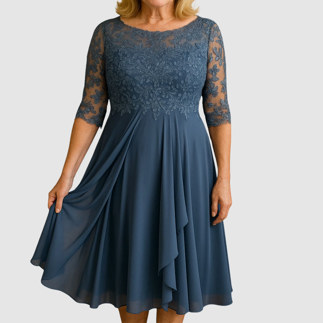 Regina | Abito elegante in pizzo