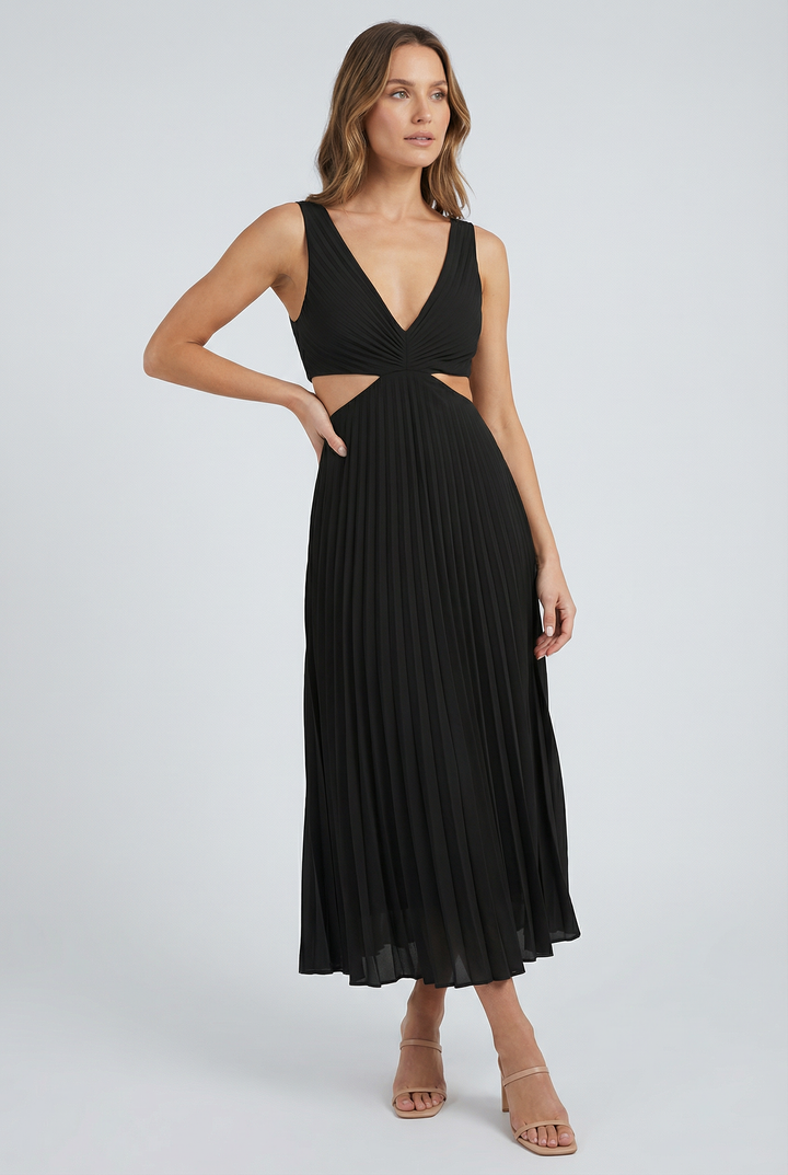 Karina | Eleganti abiti maxi plissettati