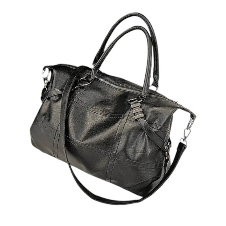Borsa tote vintage liscia