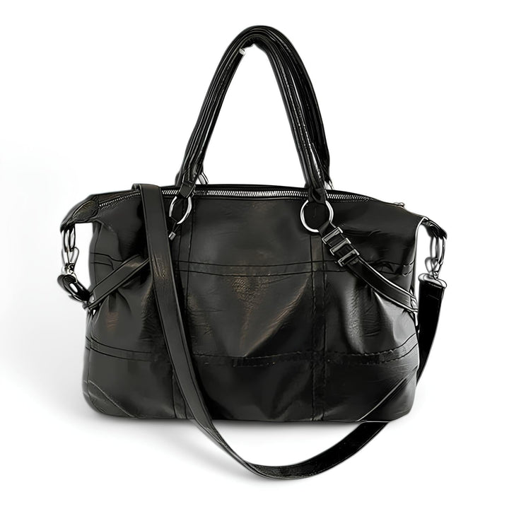 Borsa tote vintage liscia