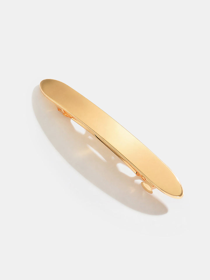 Fermaglio per capelli ovale minimalista