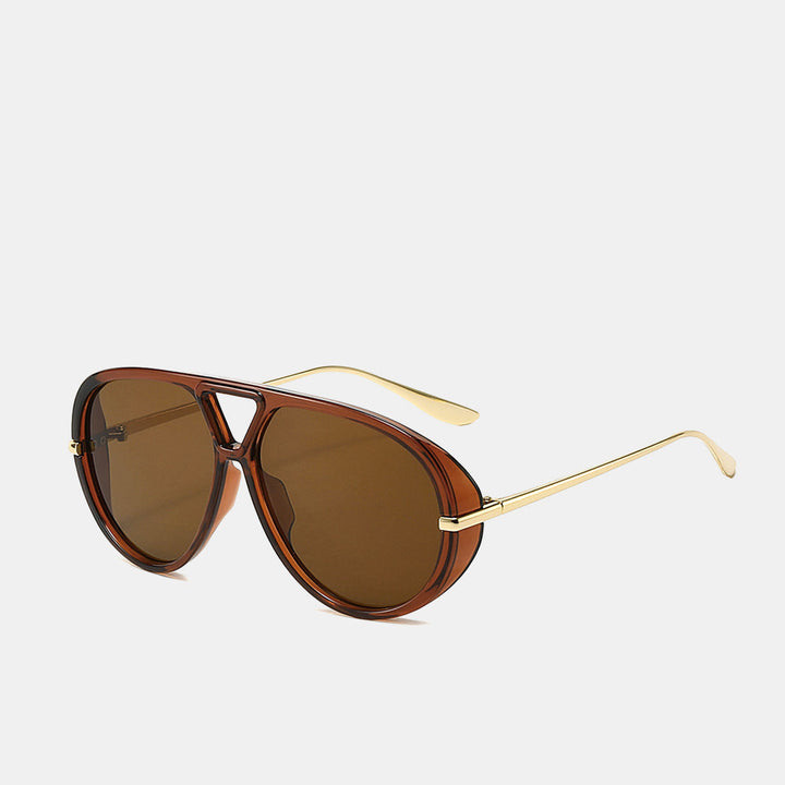 Occhiali da sole aviator con ampie aste