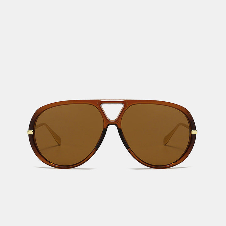 Occhiali da sole aviator con ampie aste