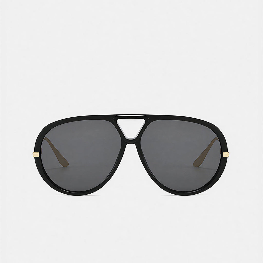 Occhiali da sole aviator con ampie aste