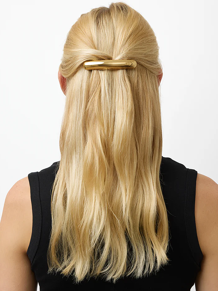 Fermaglio per capelli minimalista e liscio