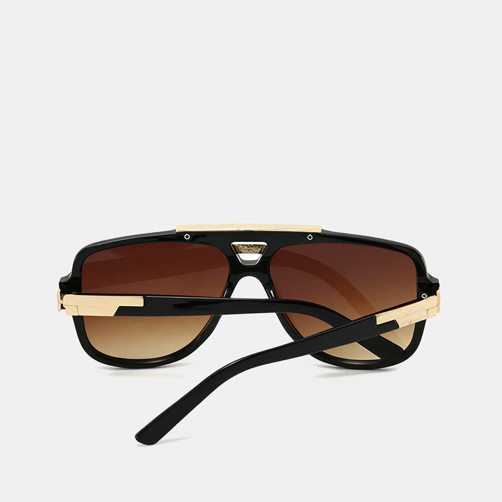 Occhiali da sole oversize con montatura quadrata